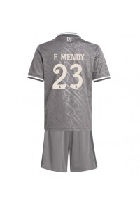 Fotbalové Dres Real Madrid Ferland Mendy #23 Dětské Třetí Oblečení 2024-25 Krátký Rukáv (+ trenýrky)